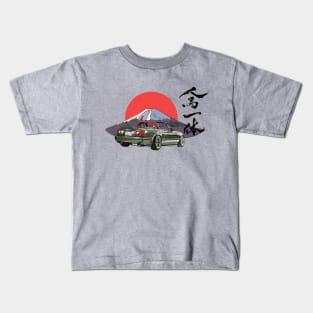 Mazda Miata/Mx5 - Jinba Ittai Mount Fuji edition Kids T-Shirt